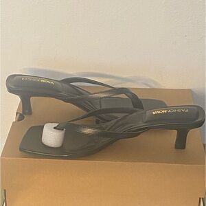 Fashion Nova Elegant Black Heels